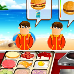 beach burger restaurant online game