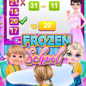 maths game with frozen at school