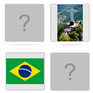 memory game with world monuments and country flags to play online