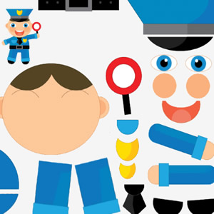 character creator game to create a policeman