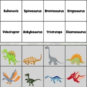 match the dinosaur to his name game online
