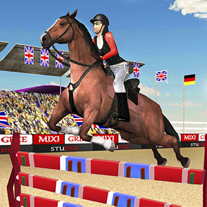 horse jumping show 3d game