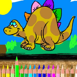 online dinosaur painting