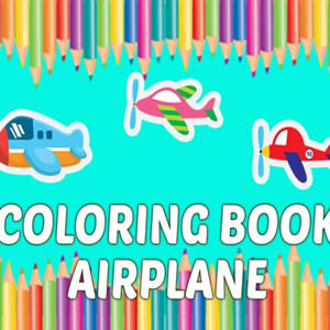 airplane colouring game for kids