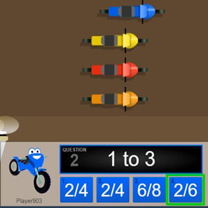 arcademics ratio Stadium Equivalency of fractions