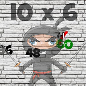 multiplications ninja slash math game to play online
