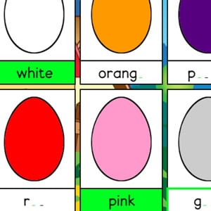 spell the color words online game