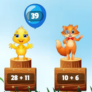 2 digit addition, math game to play online for kids