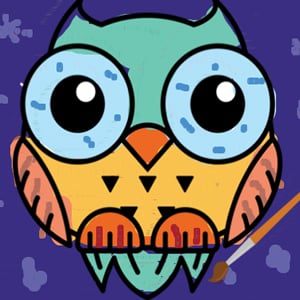 coloring owls