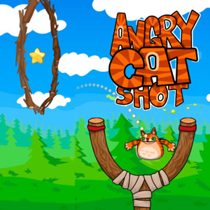 Angry Cat Shot fun game to play online