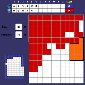 area and perimeter game online 2 player