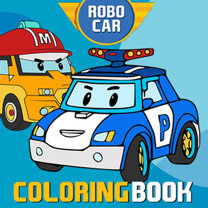coloring car police game