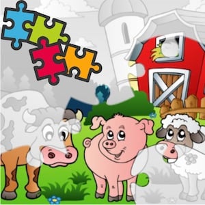 farm jigsaw for kids