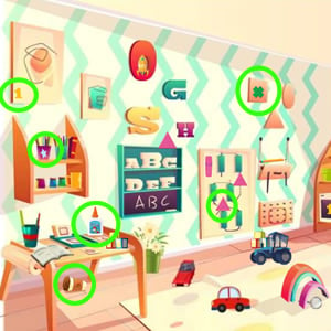 hidden objects in the room game