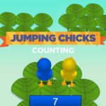 Jumping Chicks: COUNTING to 10