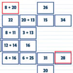 Math Mahjong with two-digit sums