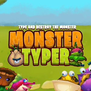monster typer typing game
