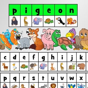 secret code game online with animals for children