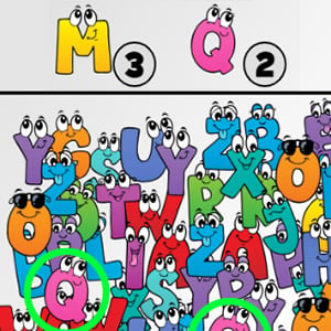 spot he letter game for kids