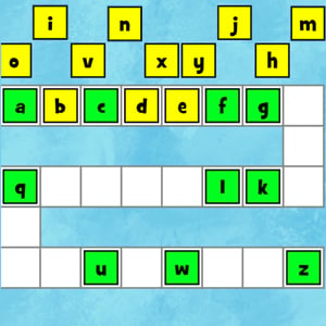 ORDER THE ALPHABET online game