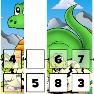 Online NUMBER ORDERING game