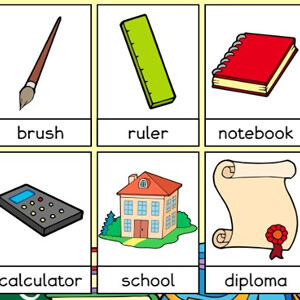 back to school flashcards