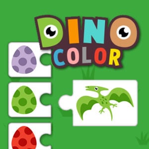 ⭐ Dino Colour Game