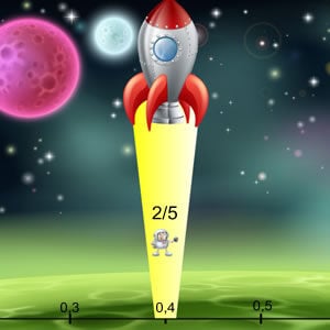 astronaut fractions game