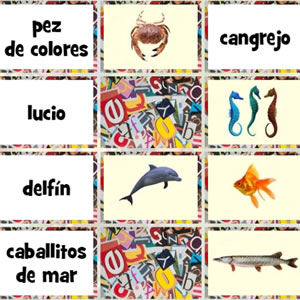 Memory of Marine Animals in Spanish