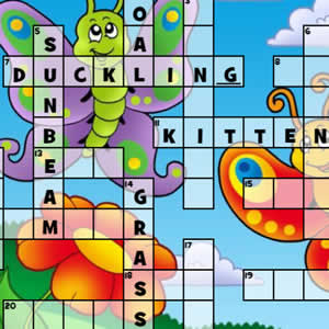 crossword for kids game online