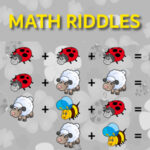 SPRING MATH RIDDLES for Kids