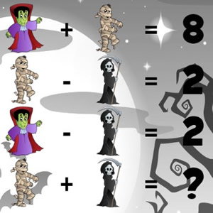 halloween math riddles online