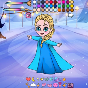 princess coloring game online ASMR