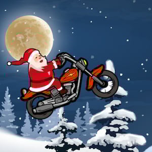 moto race santa game
