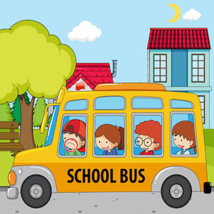 search differences school bus game