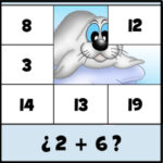 WINTER ADDITION and SUBTRACTION Puzzles