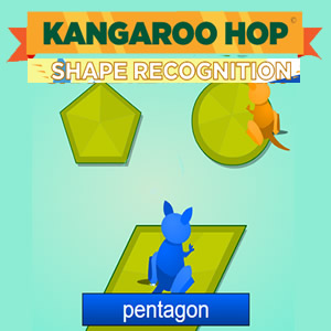 kangaroo hop arcademics shape racing game