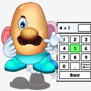 mr potato head math game online