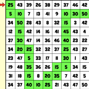 multiples and divisors maze game