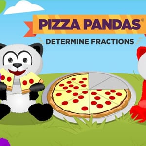 pizza pandas fractions game online