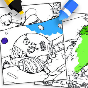 online coloring game for adults