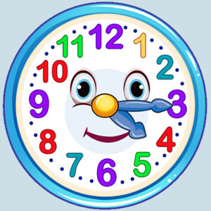Didactic online game with Mr. Clock, a game for children to learn the hours of the clock.