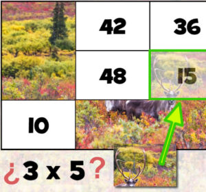 multiplication table jigsaw puzzle game