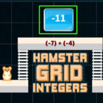 Adding POSITIVE and NEGATIVE NUMBERS with the Hamster
