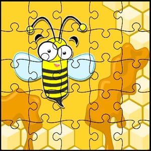happy bees jigsaw puzzle game