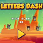 LETTERS DASH: Explode Rockets with Keyboard Letters