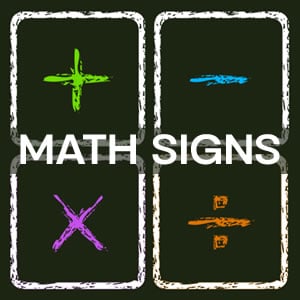 math signs game online