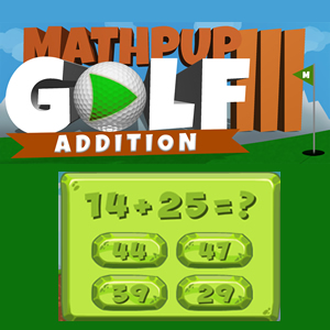 mathpup golf addition online game