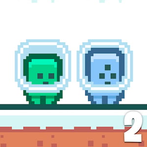 green and blue cuteman co-op game