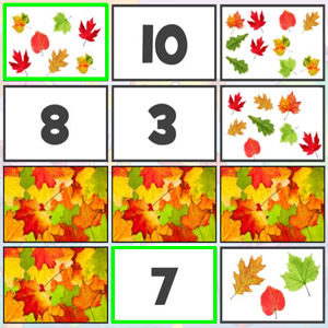 COUNT AUTUMN LEAVES game online